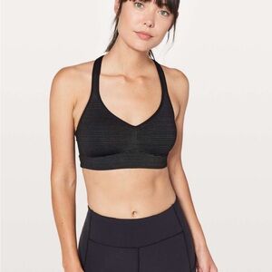 LULULEMON Speed Up Bra Anti-Stink
Black Stripe Size 10